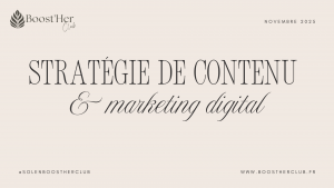 Stratégie de contenu & marketing digital